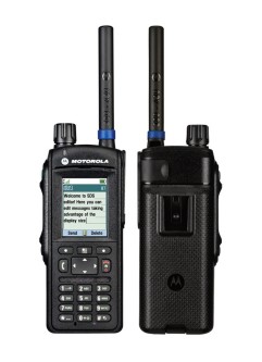 Motorola MTP6550 спереди и сзади