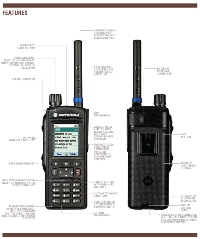 MTP6550 features feature breakdown